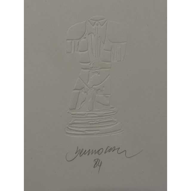 1980s Miguel Ortiz Berrocal, Torso, 1984, Etching, Framed For Sale - Image 5 of 9