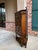 Antique English Tiger Oak Corner Cabinet Barley Twist Jacobean Arts & Crafts For Sale - Image 14 of 18