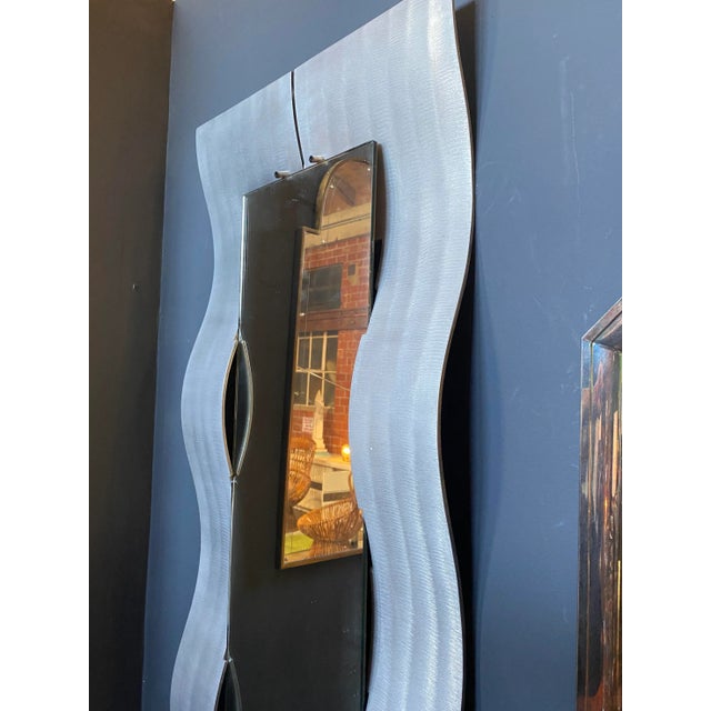 Lorenzo Burchiellaro 1970 Mid Century Wall Mirror by Lorenzo Burchiellaro, Italy For Sale - Image 4 of 9