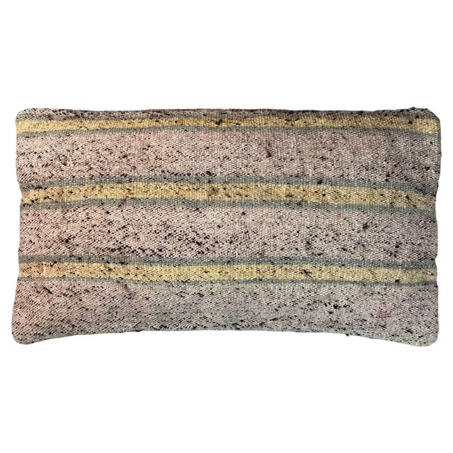 Vintage Turkish Handmade Kilim Cushion Cover, 1960s For Sale