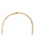 5.45ct Ranibow Sapphire Square Cut Tennis Necklace in 18k Yellow Gold For Sale In New York - Image 6 of 13