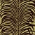 Schumacher Zebra Palm Wallpaper in Java For Sale