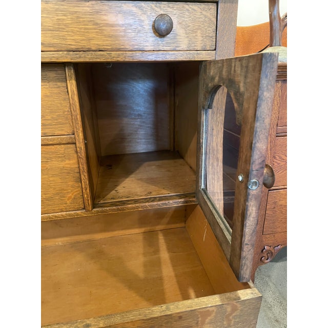 Antique American Empire Revival Style Sideboard/Buffet For Sale - Image 11 of 12