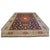 Antique Persian Tabriz Wool 10X13 Navy, Orange & Teal Handmade Area Rug #9902146 For Sale - Image 4 of 7