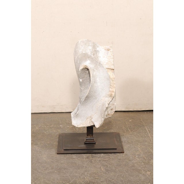 18th C. Carved-Limestone Cathedral Fragment For Sale - Image 4 of 9