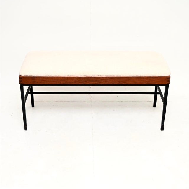 A smart and very well made vintage bench / stool. This was made in England, it dates from the 1950-60’s. The quality is...