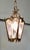 Petite French Rococo Style Lantern Hall Light A superb quality brass lantern, the light has glass panels etched with stars...