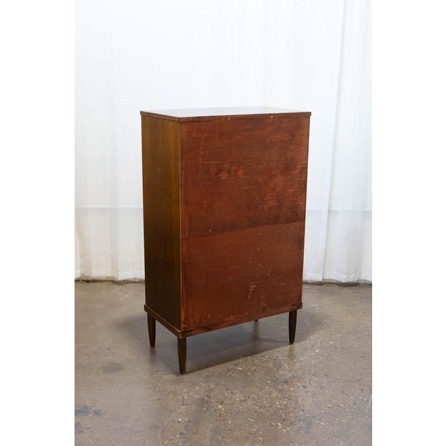 Wood Wanscher Style Danish Modern Walnut Chest of Drawers, C. 1950s For Sale - Image 7 of 14