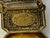 Art Deco Czech Art Deco Bezel Set Citrine Amber Glass Panel Bracelet Signed Antique For Sale - Image 3 of 9
