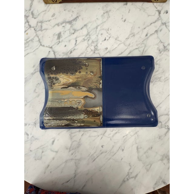 Art Glass Tray For Sale - Image 4 of 4