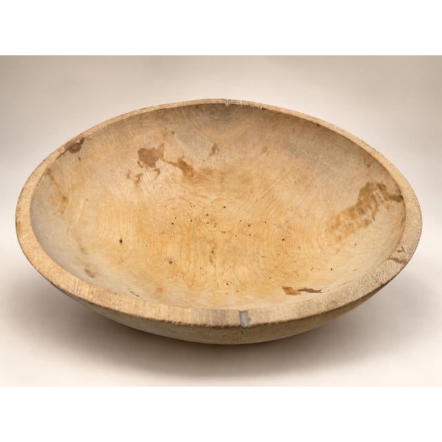 Early 20th Century Early to Mid-20th Century American Turned Hardwood Mixing Bowl For Sale - Image 5 of 11