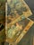 Vintage "Vernis Martin" Antique Style Hand-Painted 4-Panel Folding Screen Room Divider For Sale - Image 10 of 11