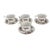 1980s Royal Albert Lavender Rose Bone China Dinnerware Service for Four, 16 Pieces For Sale - Image 12 of 18