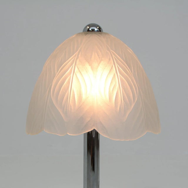1960s Glass Decorative Table Lamp from Peill & Putzler For Sale - Image 5 of 14