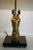 Wood Brass Horse Head Table Lamp, 1970s For Sale - Image 7 of 14