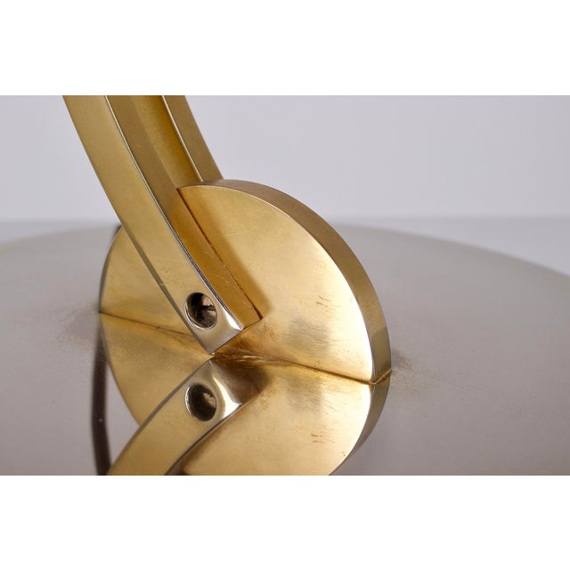 Metal Vest Faux Pendulum Lamp, 1980s For Sale - Image 7 of 12
