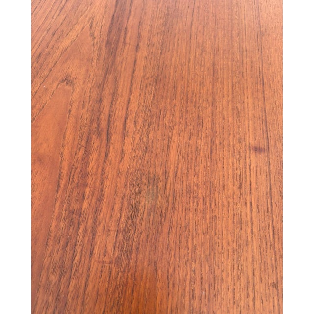 Mid 20th Century Dyrlund Danish Teak & Rosewood Lotus Dining Table For Sale In Tampa - Image 6 of 11