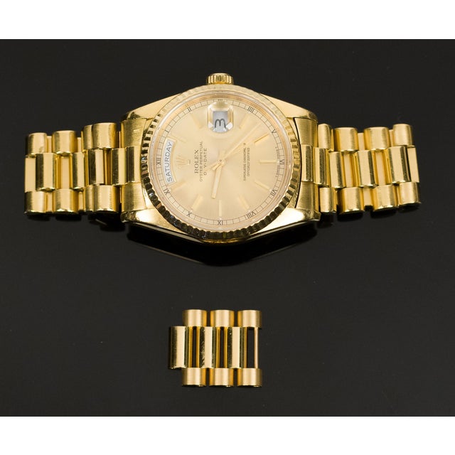Rolex Presidential 18k Gold Day/Date Automatic Wristwatch For Sale - Image 11 of 17
