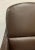 Modern Chocolate Brown Leather Desk Chair For Sale - Image 4 of 7