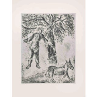 Marc Chagall, David and Absalom, Etching, 1956 For Sale