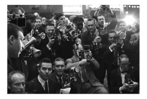 Paparazzi Photographers, 1960. Bernie Abramson Photograph