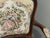 1950s French Louis XV Style Armchair Featuring a Carved Wood Frame and Needlepoint Tapestry Upholstery Depicting a Romantic Pastoral Scene For Sale - Image 6 of 6