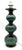 Space Age Table Lamp with Large 3-tier Ceramic Lamp Base in Emerald Green from Kaiser Leuchten For Sale - Image 13 of 13