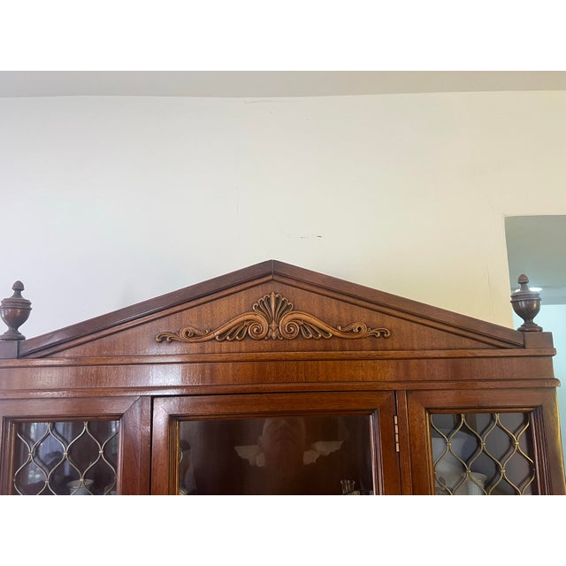Late 20th Century Tuscan Style Display Cabinet | Chairish