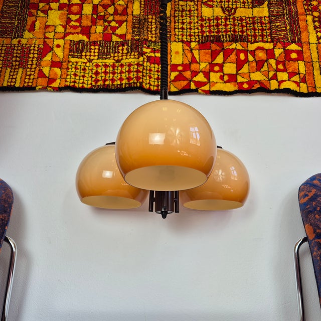 Space Age Hungarian Pendant Lamp from Szarvasi, 1960s For Sale - Image 6 of 13