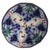 Ceramic Antique Gaudy Welsh Blue Strawberry Ironstone Plate C. 1850's For Sale - Image 7 of 9