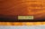 Maitland-Smith Mahogany Inlaid Console Table With Six Drawers and Brass Paw Feet For Sale - Image 12 of 15