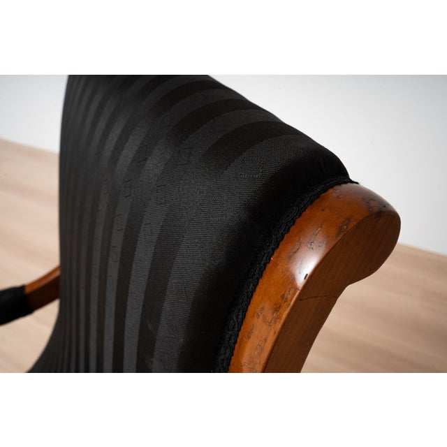 Antique German Biedermeier Cherrywood Chair, 1830s For Sale - Image 13 of 18