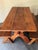 1960s Spanish Pine Wedge Joint Dining Set Table and Bench For Sale In Tampa - Image 6 of 7