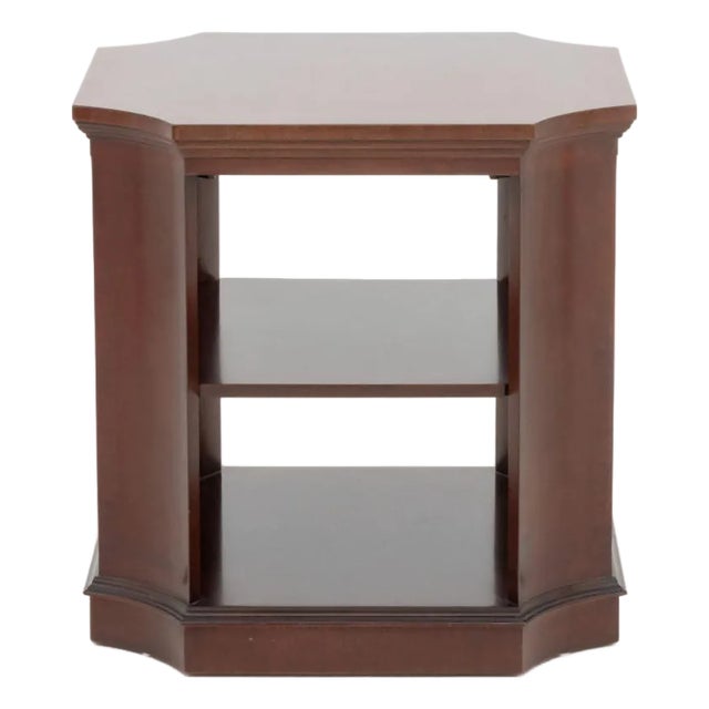 Georgian Style Mahogany 2-Tier Side Table For Sale
