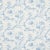 Sample - Schumacher Toile De Fleurs Fabric in Delft For Sale