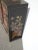 Wood Vintage Chinese Asian Black & Red Hand Painted Lacquer Cabinet Side Table For Sale - Image 7 of 12