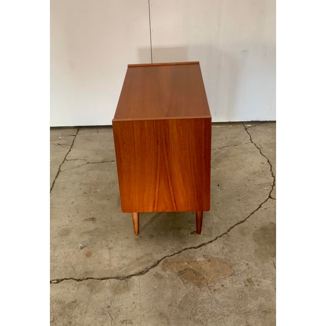 1960s Mid-Century Danish Vintage Teak Credenza For Sale - Image 4 of 10