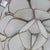 White 1960s Capiz Shell Lotus Pendant Light For Sale - Image 8 of 8