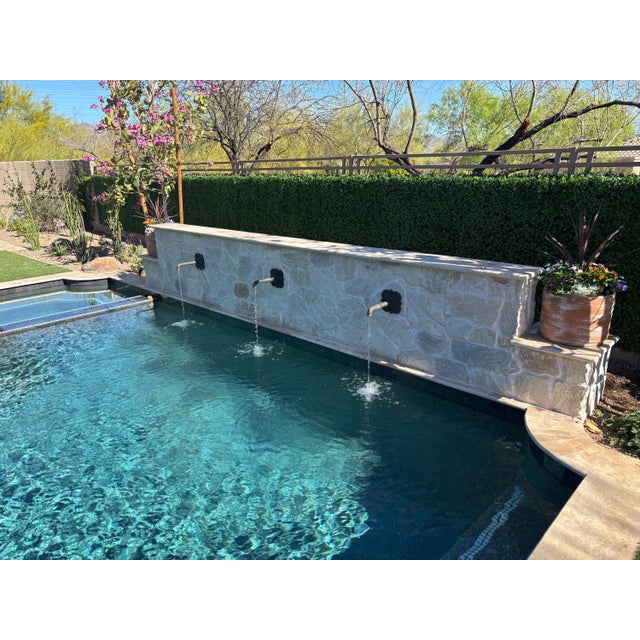 Cast Bronze Fountain Spout & Escutcheon For Sale - Image 9 of 9