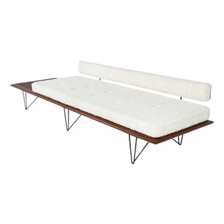Sofa with Integrated Tabletop by Carlo Hauner & Martin Eisler for Forma, 1950s For Sale