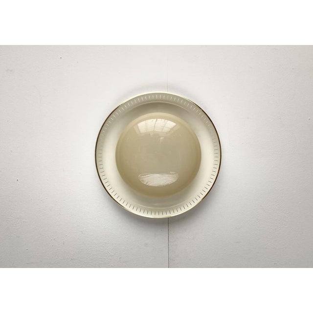 Mid-Century Metal and Glass Plafoniere Ceiling, 1960s For Sale - Image 18 of 18