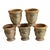 Five French Anduze Pots in the Flame Color! Limited Supply For Sale