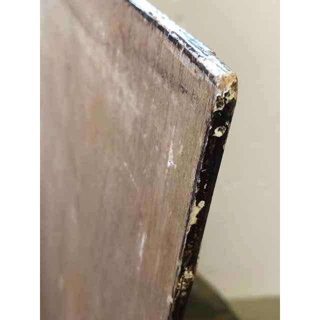 Mid 20th Century Florentine Framed Portrait of Two Girls For Sale - Image 5 of 6