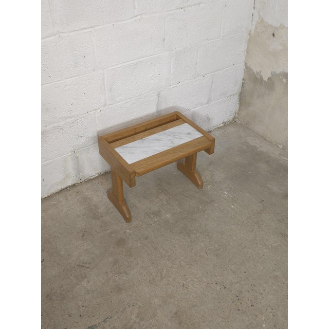 Side Table attributed to Guillerme et Chambron, 1970s For Sale - Image 6 of 16