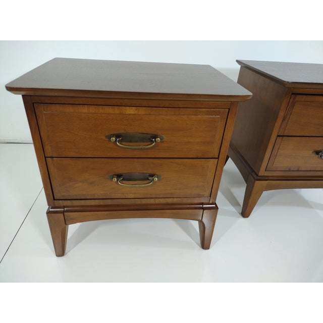Mid-Century Modern 1940s Vintage Night Stands - a Pair For Sale - Image 3 of 13