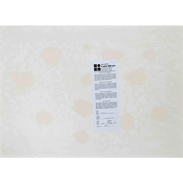 Abstract Composition is a colored screen print realized by the contemporary artist Giulio Turcato in 1970s. Hand-signed in...