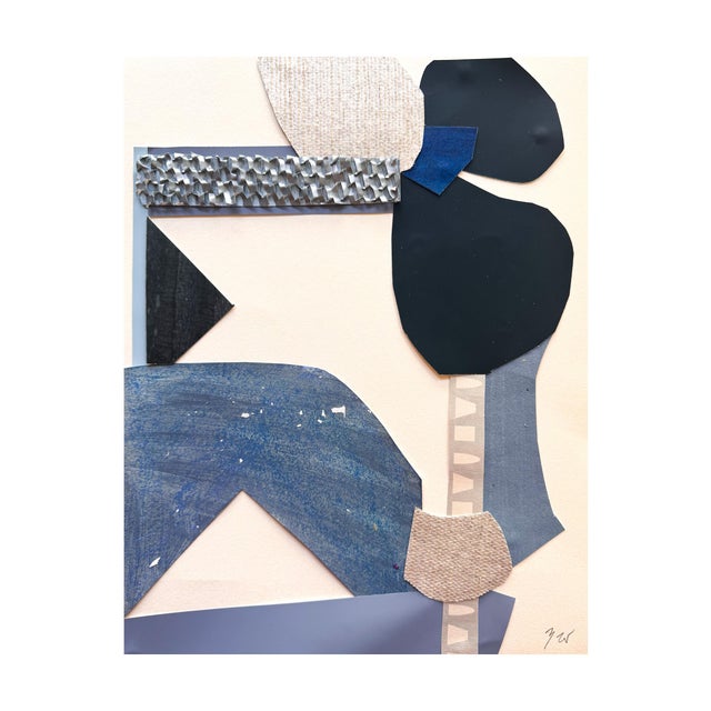 "Celestial Escapade" is an original mixed media collage on paper by Zac Woodiel. This is one of six pieces in the...