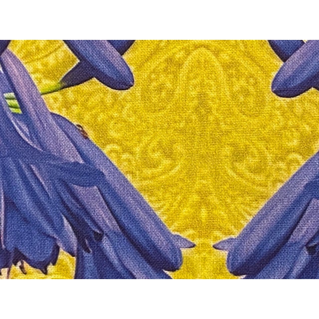 Lilly of Nile Against Gold Paisley, B. Luke Designer Pillows For Sale - Image 4 of 6