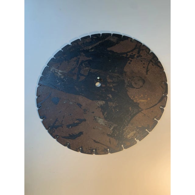 1970s Rustic Metal Sculptural Wall Art For Sale - Image 11 of 11