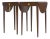 Mid Century Traditional Tapered Leg Flip Top Tables - A Pair For Sale